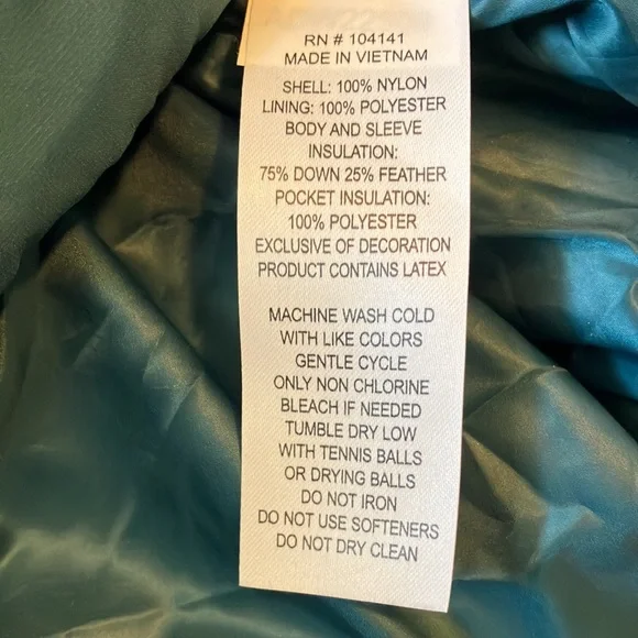 ALPINE DESIGN. Women's Teal Dream Puff Shortie Jacket. Various Sizes. - Picture 8 of 11